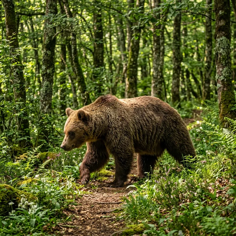 El Oso Pardo Cantábrico: El gran superviviente de nuestras montañas