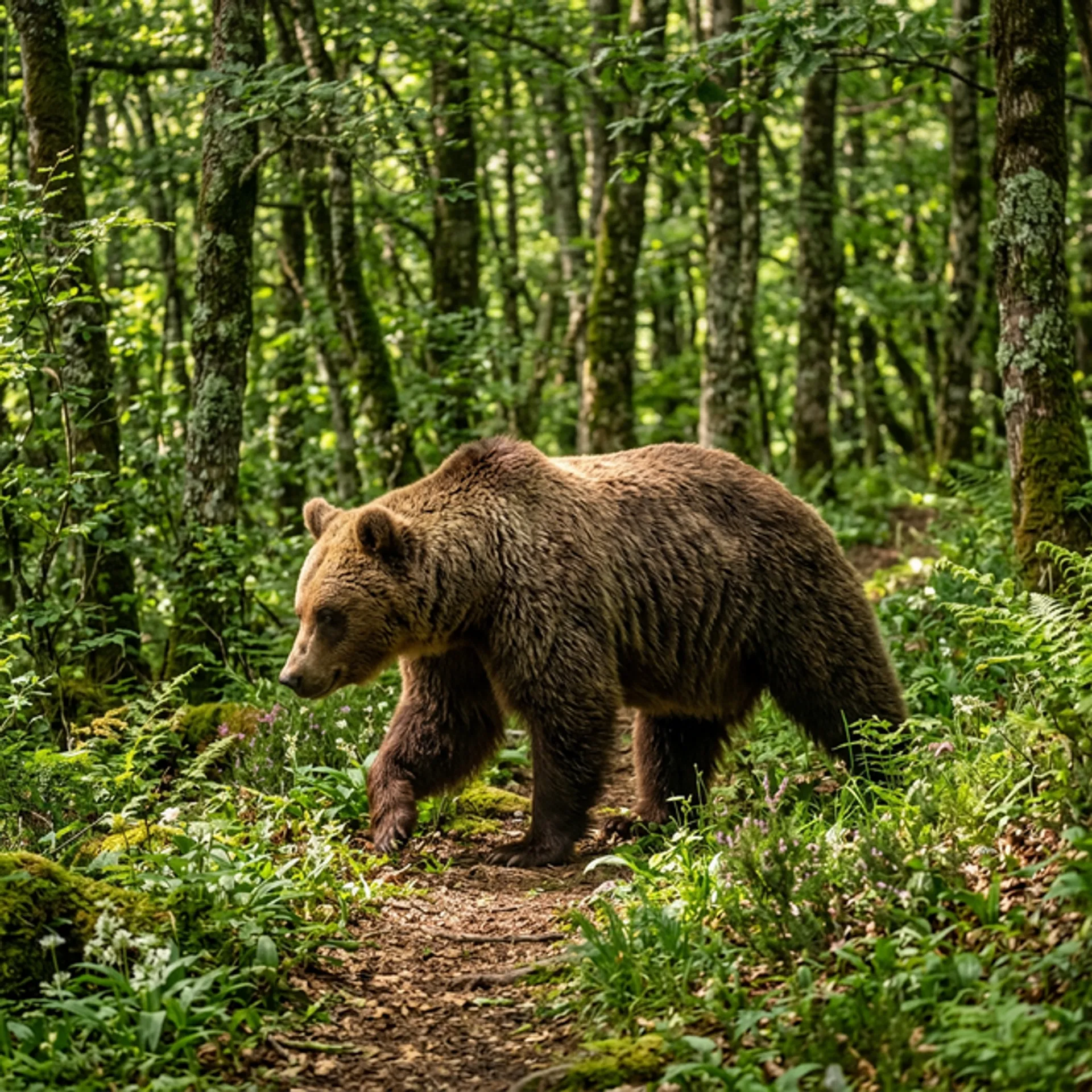 El Oso Pardo Cantábrico: El gran superviviente de nuestras montañas
