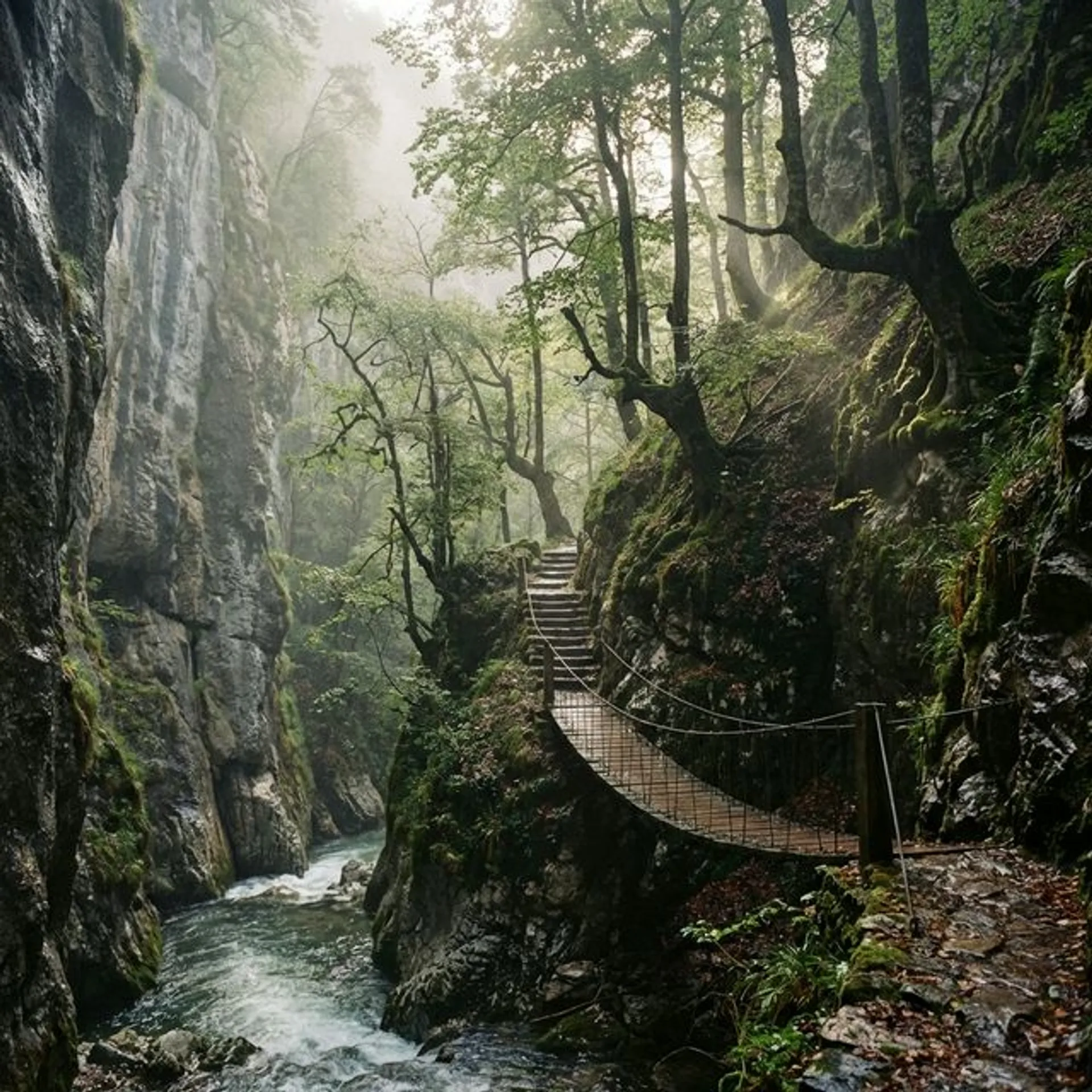Ruta Ruta del Desfiladero de los Arrudos - senderismo en Parque Natural, Asturias