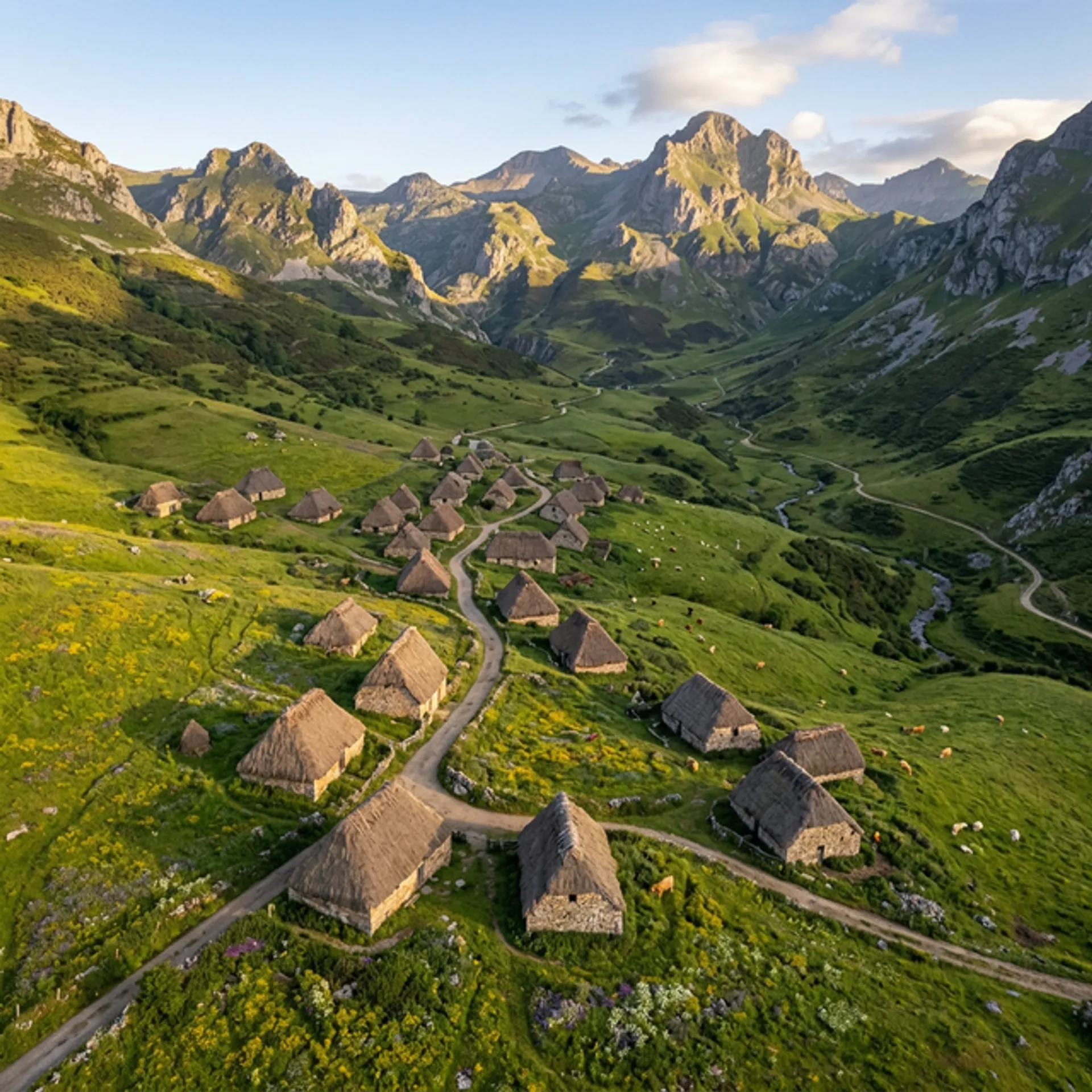Ruta Ruta de la Braña de Sousas - senderismo en Parque Natural, Asturias