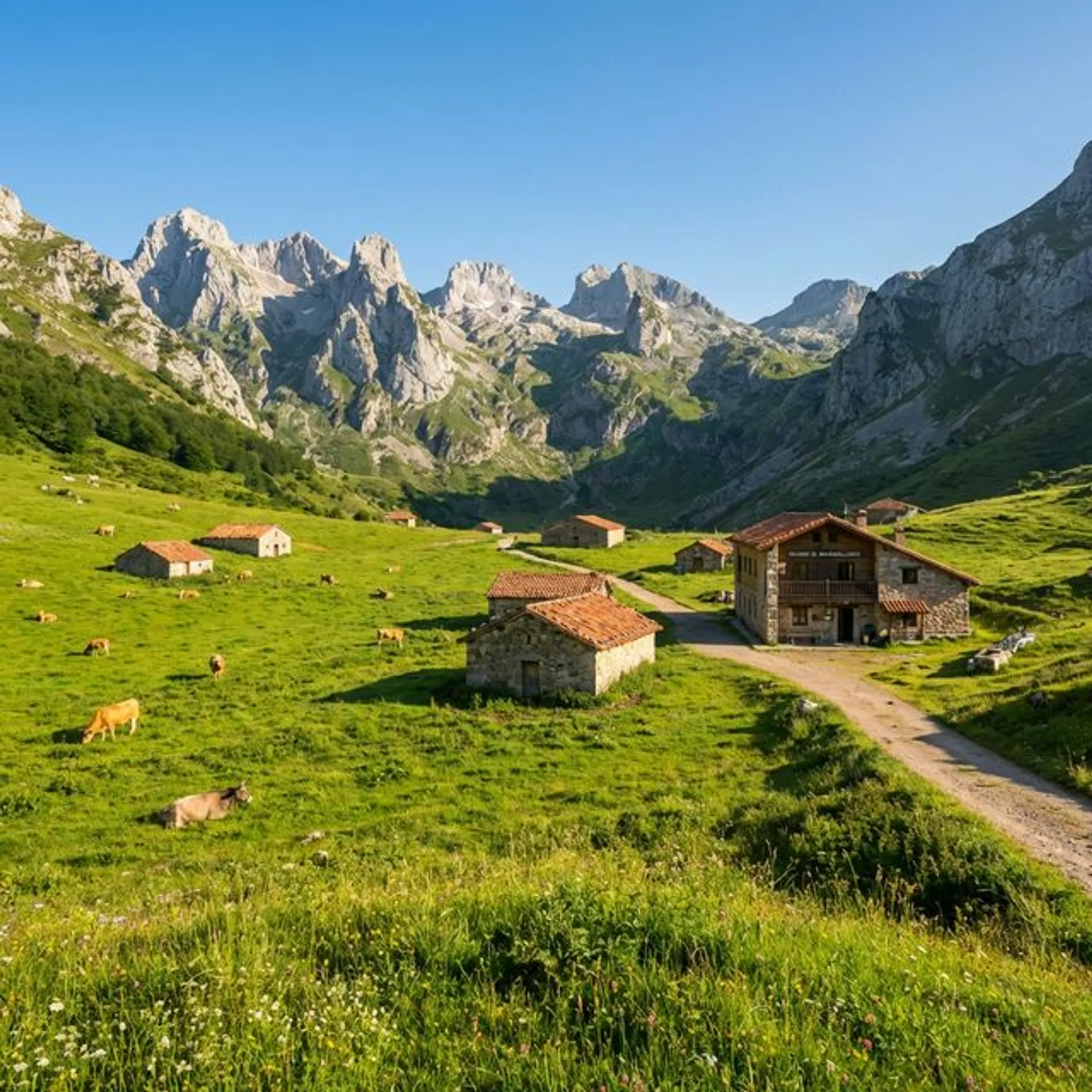 Ruta Brañagallones Route - senderismo en Parque Natural, Asturias