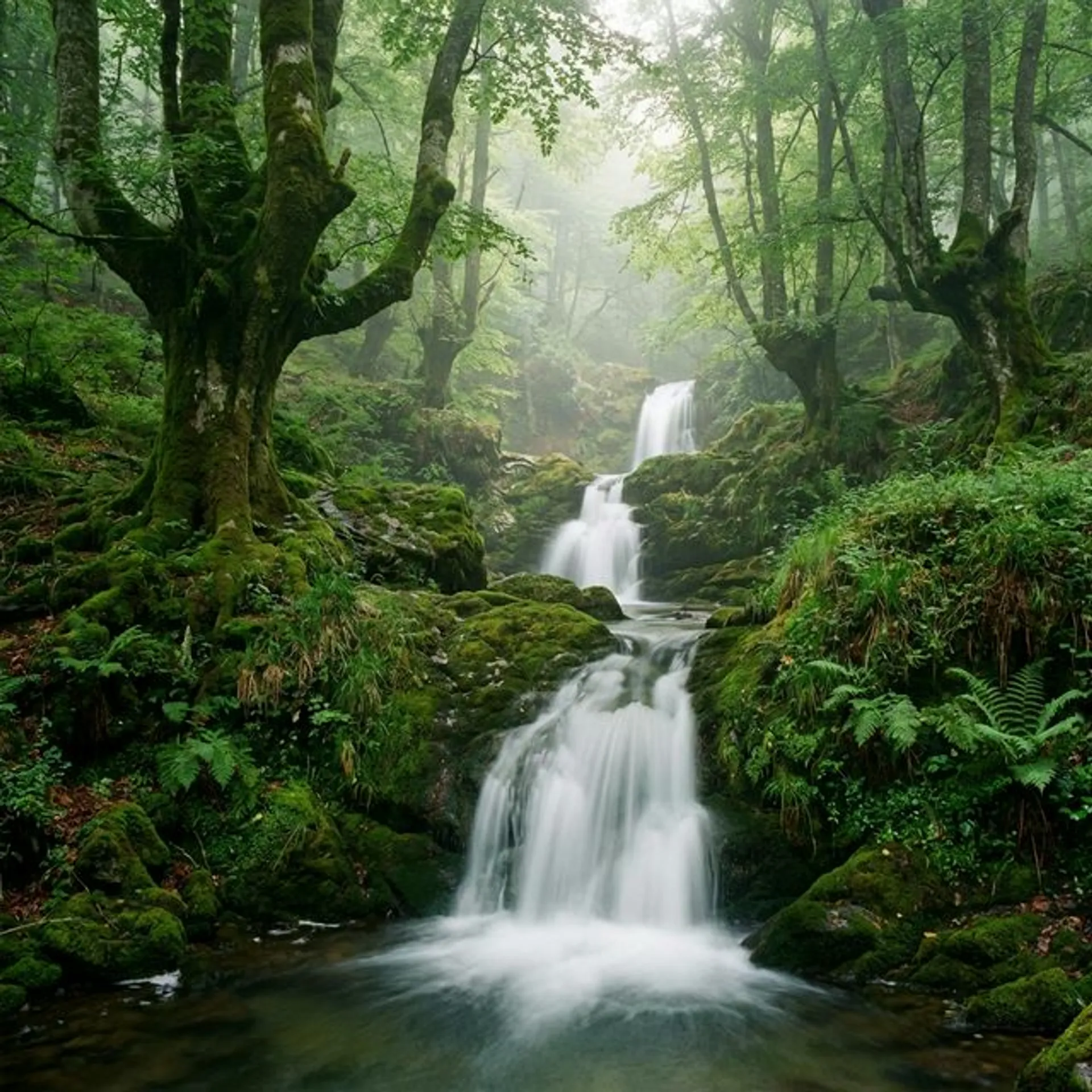 Ruta Xiblu Waterfall Route - senderismo en Parque Natural, Asturias