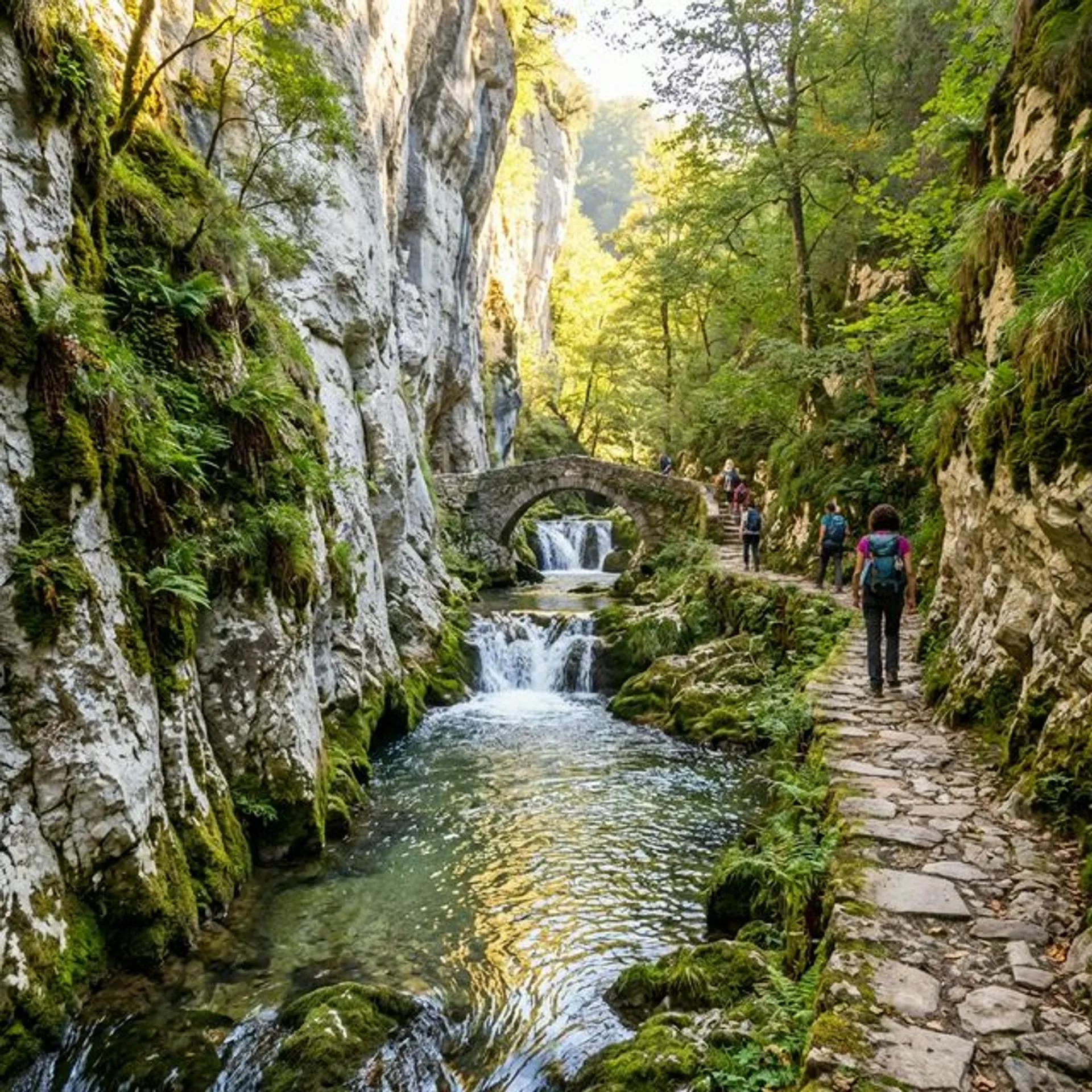 Ruta Dawn Route - senderismo en Parque Natural, Asturias