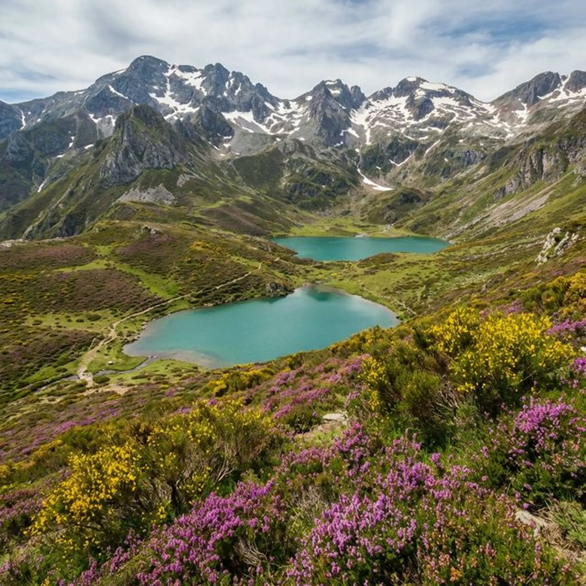 Ruta Route of the Fasgueo Lagoons - senderismo en Parque Natural, Asturias