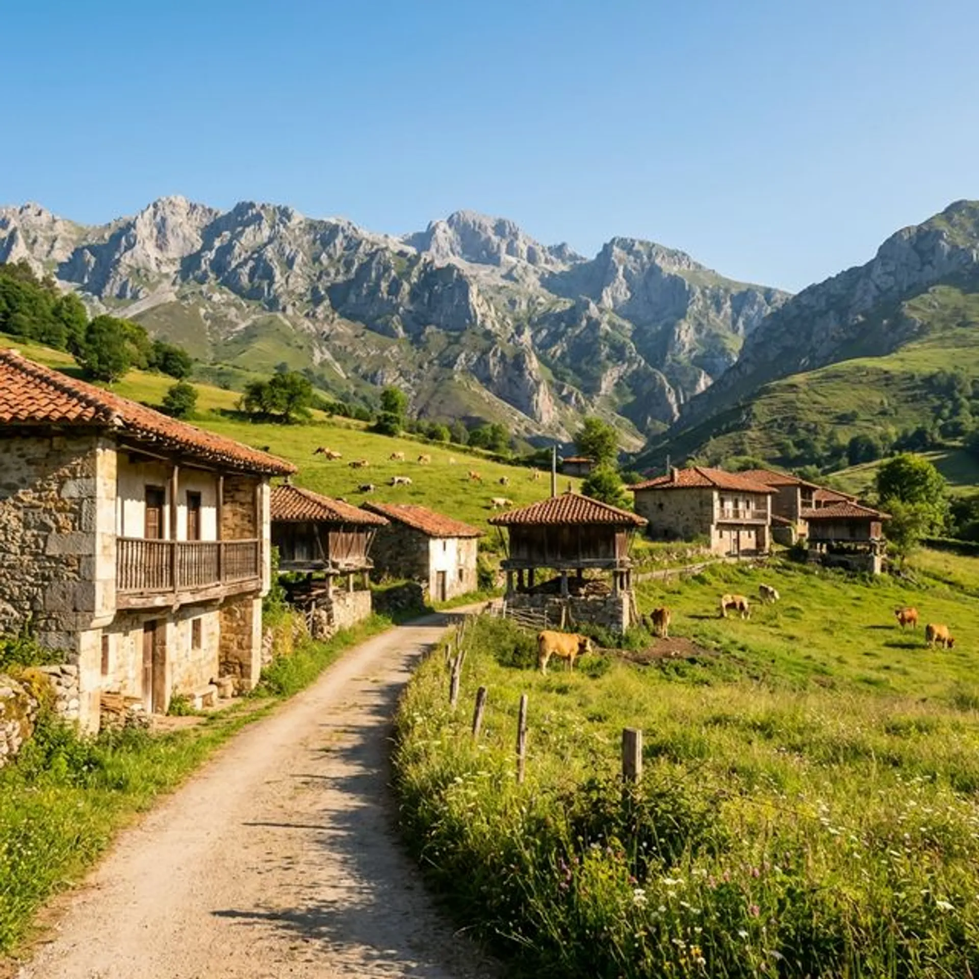 Ruta Ruta del Valle de Ponga - senderismo en Parque Natural, Asturias