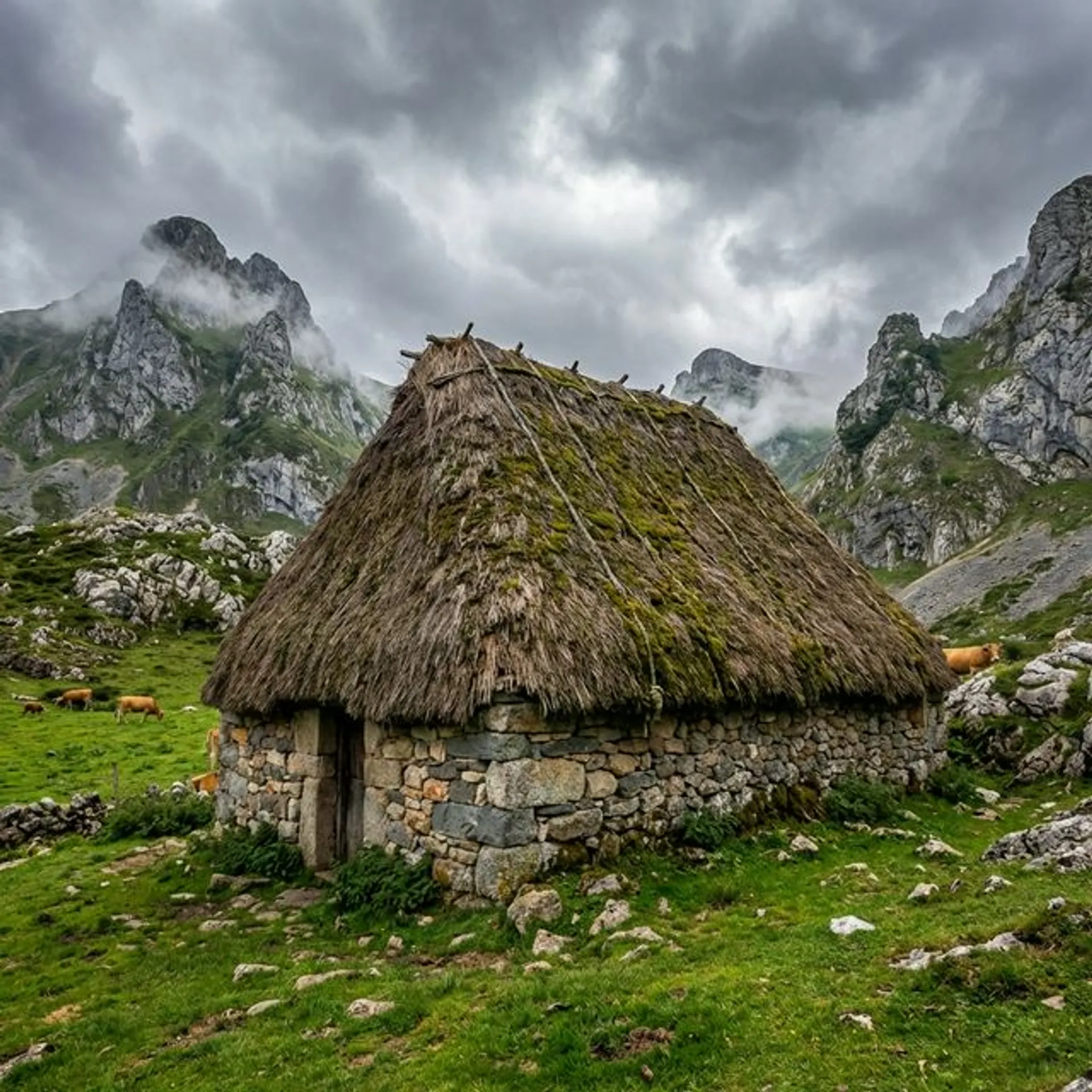 Paisaje del Somiedo Natural Park, Asturias - vista panorámica